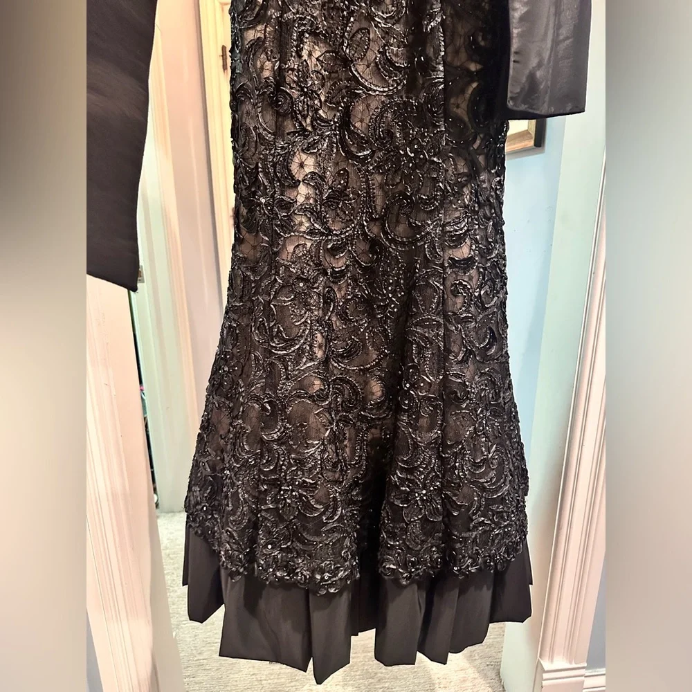 Montage by Mon Cheri Black Lace Dress - Picture 10 of 10